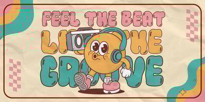 Chunk Wave Font Poster 3