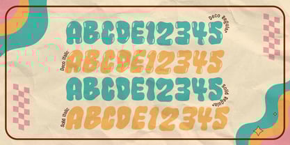 Chunk Wave Font Poster 6