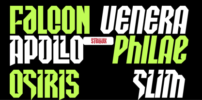 Stellux Font Poster 4