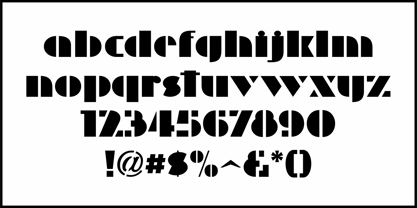 Deco Effect JNL Font Poster 3