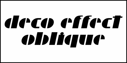 Deco Effect JNL Font Poster 4