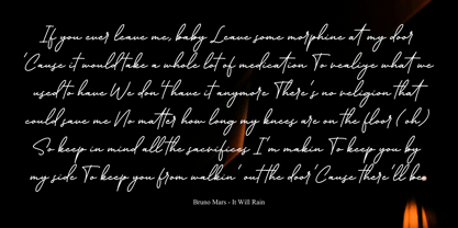 Californian Signature Font Poster 6