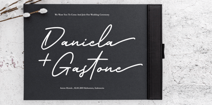 Californian Signature Font Poster 4