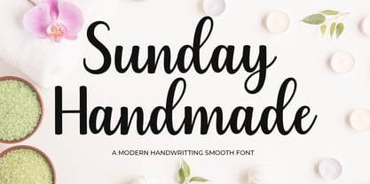 Sunday Handmade Font Poster 1
