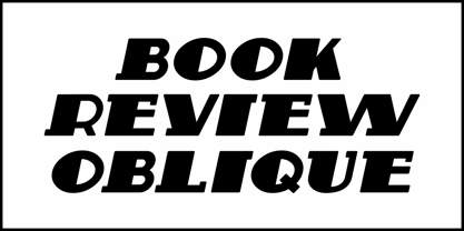 Book Review JNL Font Poster 4
