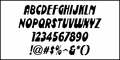 Nouveau Design JNL Font Poster 5