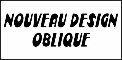 Nouveau Design JNL Font Poster 4