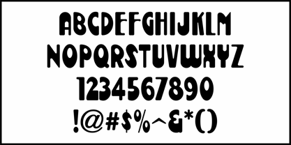 Nouveau Design JNL Font Poster 3