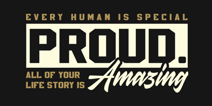 Golden Varsity Font Poster 6