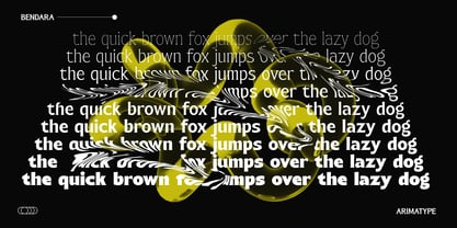 Bendara Font Poster 2