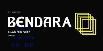 Bendara Font Poster 1