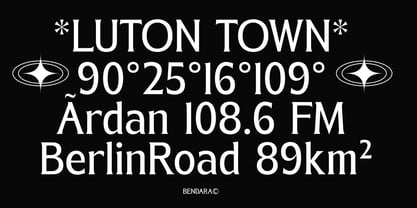 Bendara Font Poster 3