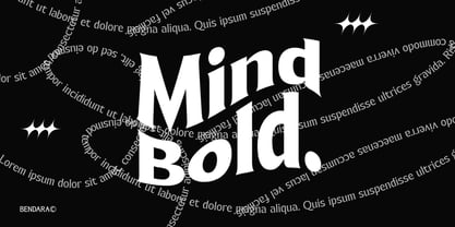 Bendara Font Poster 10