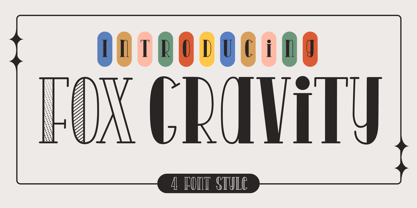 Fox Gravity Font Poster 1