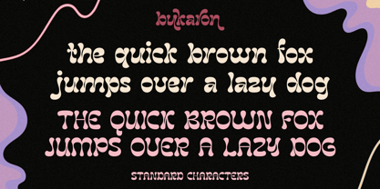 Bukaron Font Poster 10