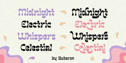 Bukaron Font Poster 4