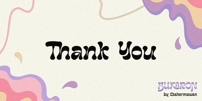 Bukaron Font Poster 14