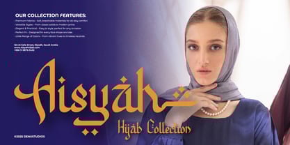 Barqah Font Poster 5