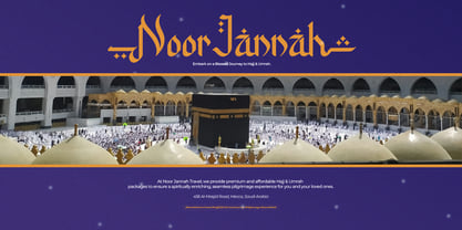 Barqah Font Poster 4