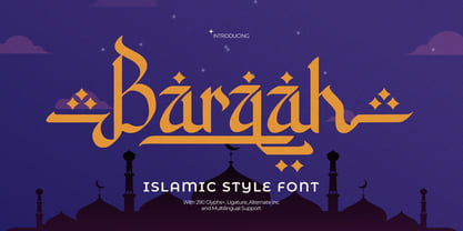 Barqah Font Poster 1