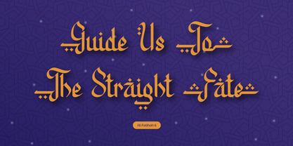 Barqah Font Poster 2