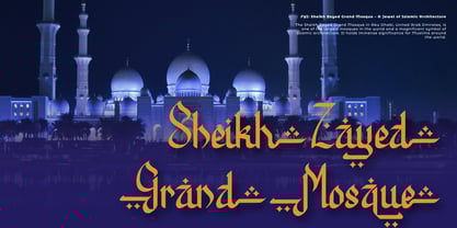 Barqah Font Poster 3