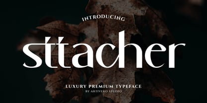 Sttacher Font Poster 1