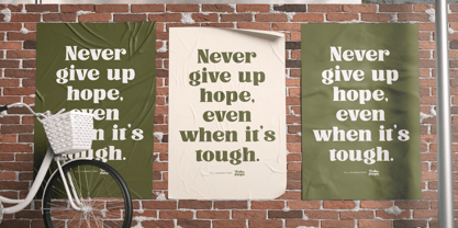 Trade Signal Font Poster 2