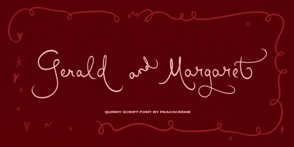 Gerald and Margaret Font Poster 1