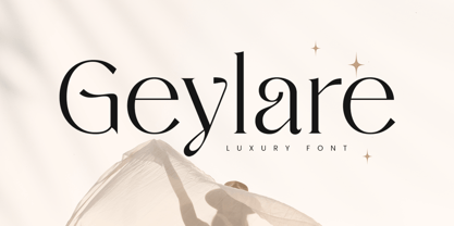 Geylare Font Poster 1