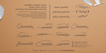 Kindred Rosewood Font Poster 4