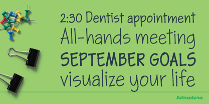 Skriva Narrow Font Poster 2