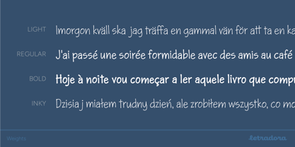 Skriva Narrow Font Poster 6