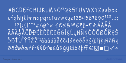 Skriva Narrow Font Poster 7