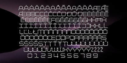 Digitrone Font Poster 15