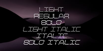 Digitrone Font Poster 14