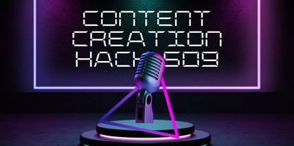 Digitrone Font Poster 11