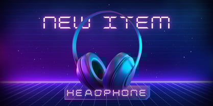 Digitrone Font Poster 13