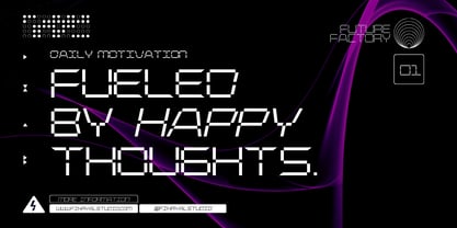 Digitrone Font Poster 9