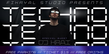 Digitrone Font Poster 5