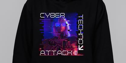 Digitrone Font Poster 2