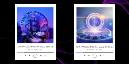 Digitrone Font Poster 3