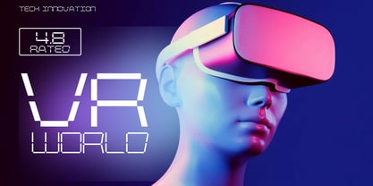 Digitrone Font Poster 7