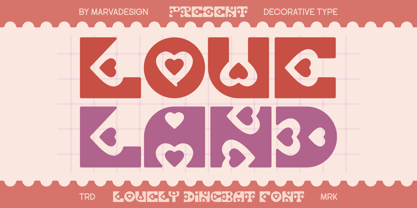 Love Land Font Poster 1