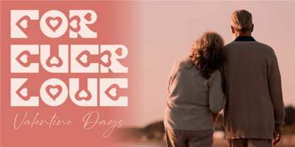 Love Land Font Poster 2