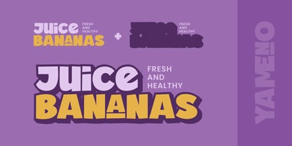 Yameno Font Poster 4