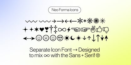 Neo Forma Font Poster 3