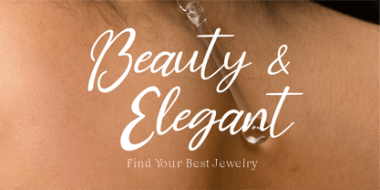 CF Elegantique Scrypta Font Poster 4