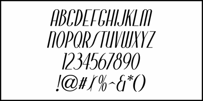 Hollywood Glamour JNL Font Poster 5