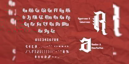 Griffends Font Poster 2